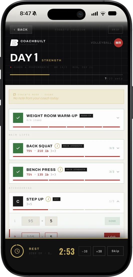 Lift session